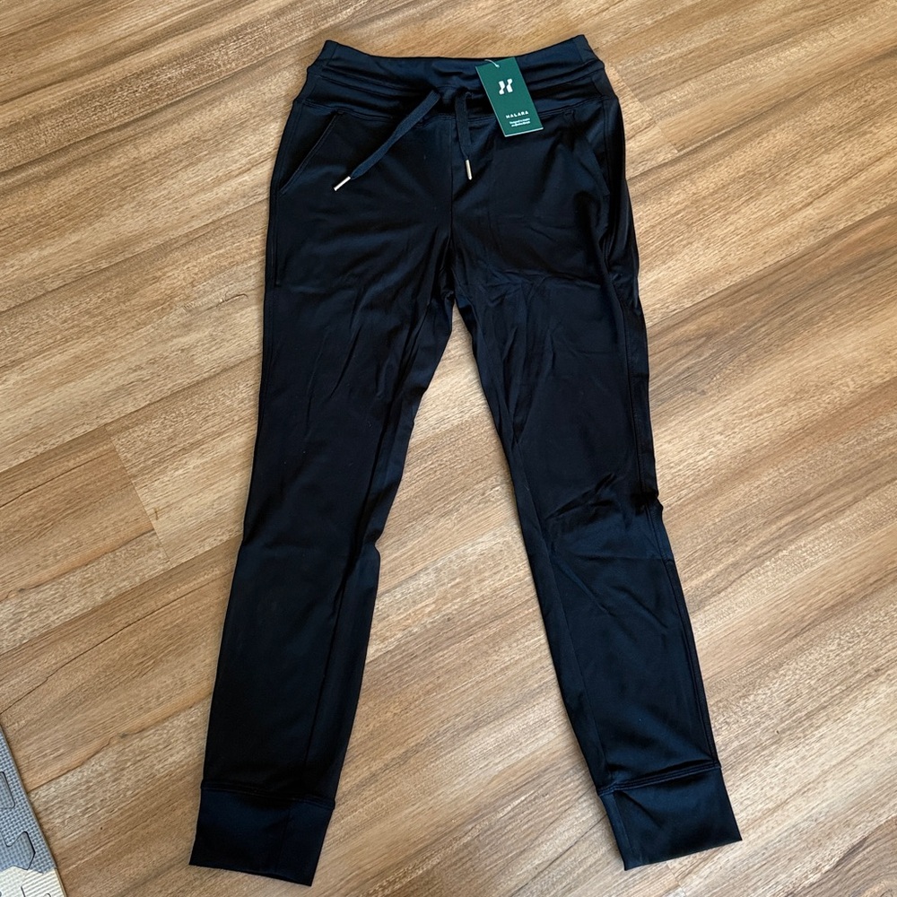 Halara Joggers Women's Medium Black Drawstring Waist Athletic Lounge Pants